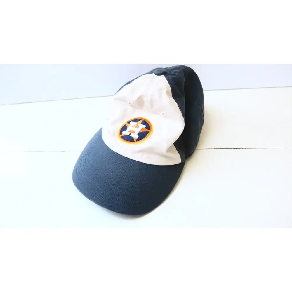 Houston Astros Fan Favorite Hat Cap Mens Tan And Blue Hat!